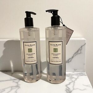 Olivia Blake Lime Blossom & Basil Luxury Hand Wash 2 Pack | 16.9 oz Each | Made